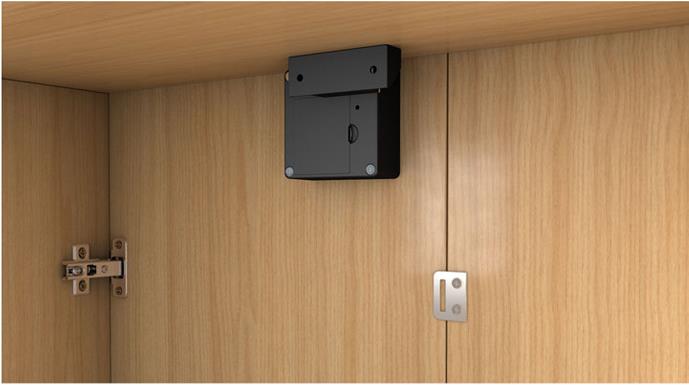 Hidden Cabinet Lock Install on Double Door Case