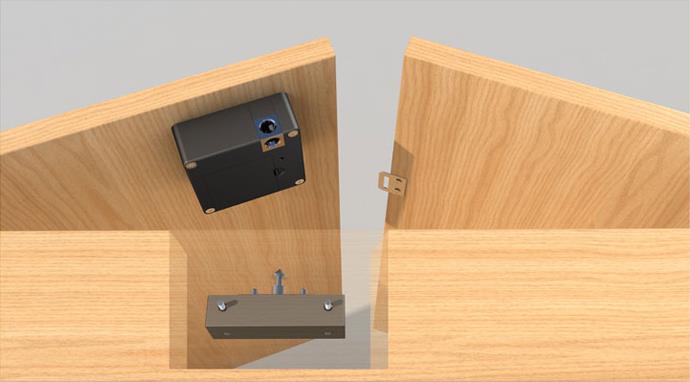 Hidden Cabinet Lock Install on Double Door