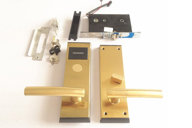 Classic Stainless Steel RFID Hotel Door Lock B001G Full Set