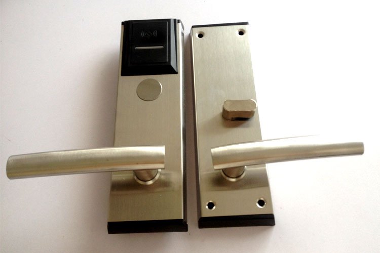 Classic Stainless Steel RFID Hotel Door Lock B005S Face and Back Panel