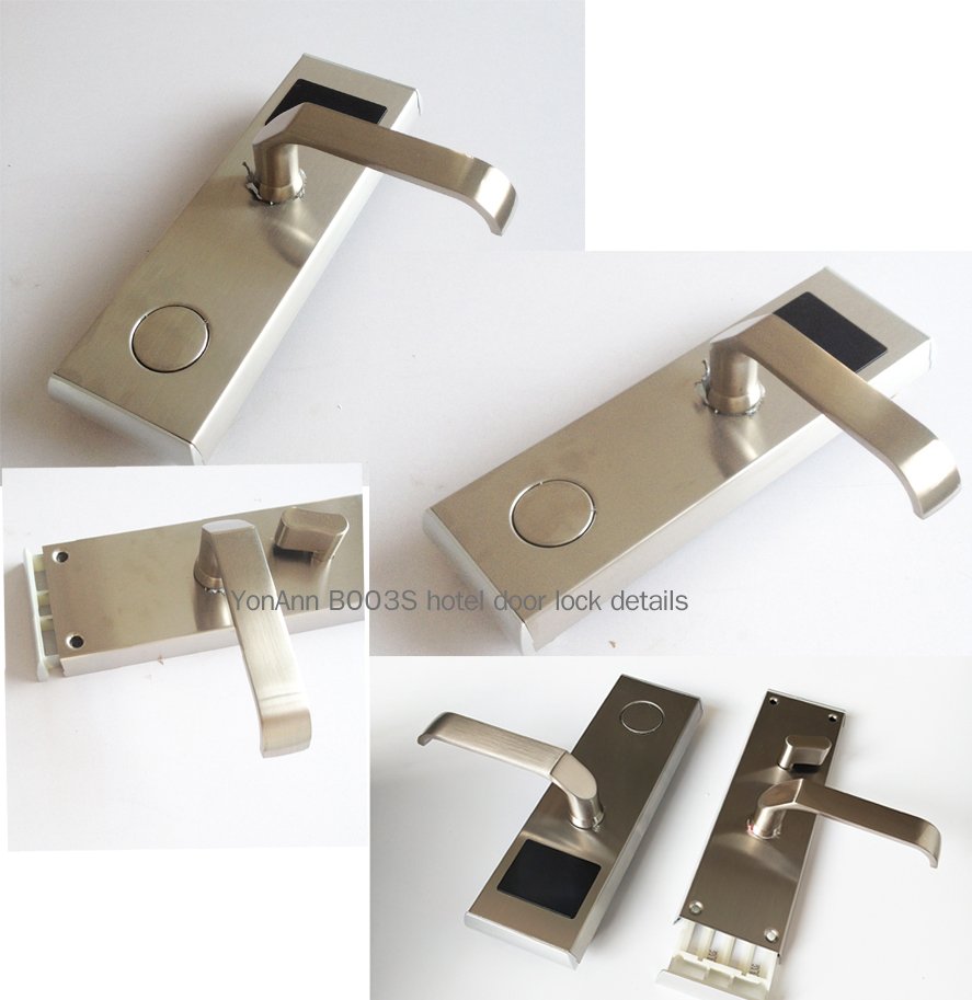 Silver Color Hot Sale Stainless Steel Hotel Lock System Details