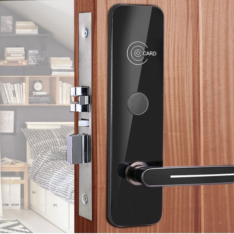 Mifare Card Hotel Room Card Lock System Install On Door