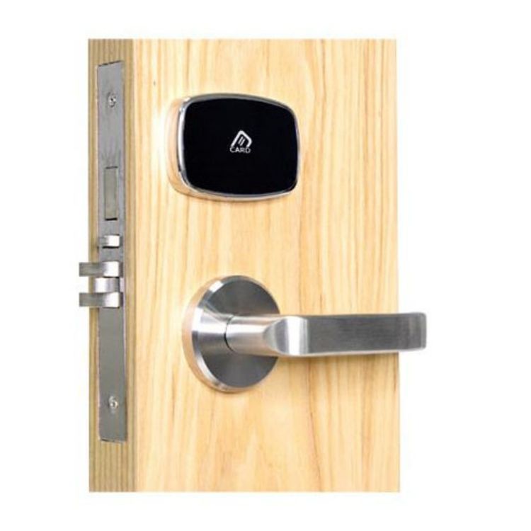 Split Door Lock Hotel Door Safety Lock with System For Hotel Apartment Silvers