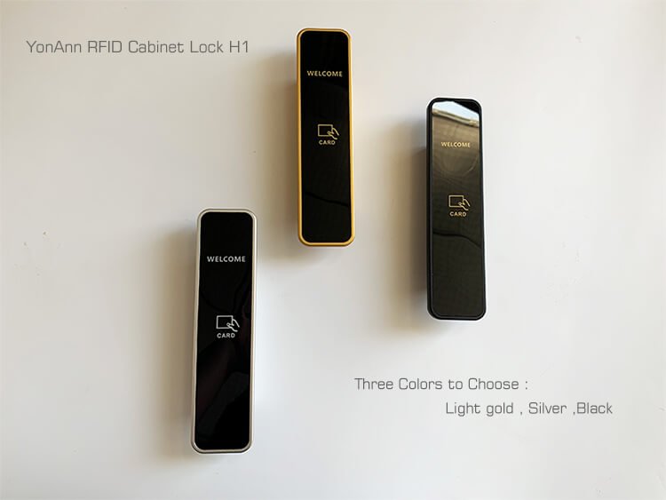 Electronic RFID Cabinet Lock For Drawer Door With Free Wristband Key All Colors