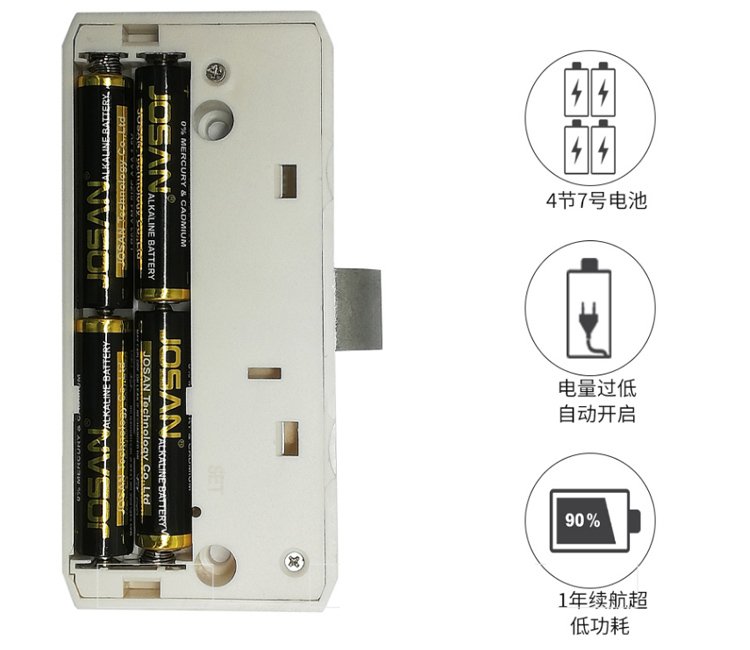 Electronic Security Smart RFID Hidden Lock For Drawers Locker Lock With Easy Installation Battery