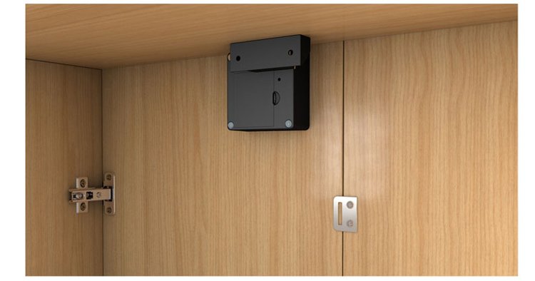 Smart Hidden RFID Cabinetr Lock Invisible Electronic Card Locker Office Keyless File Cabinet Lock Install On Drawer