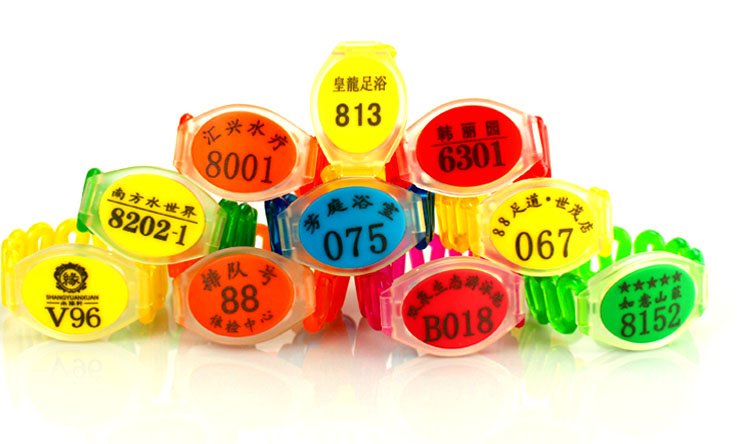 Waterproof and Dustproof RFID Wrsitband Key All Colors List