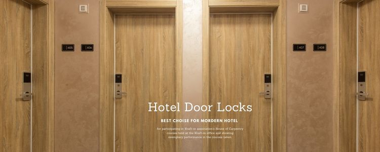 YonAnn Hotel Door Locks Best Choice For Modern Hotel Install 