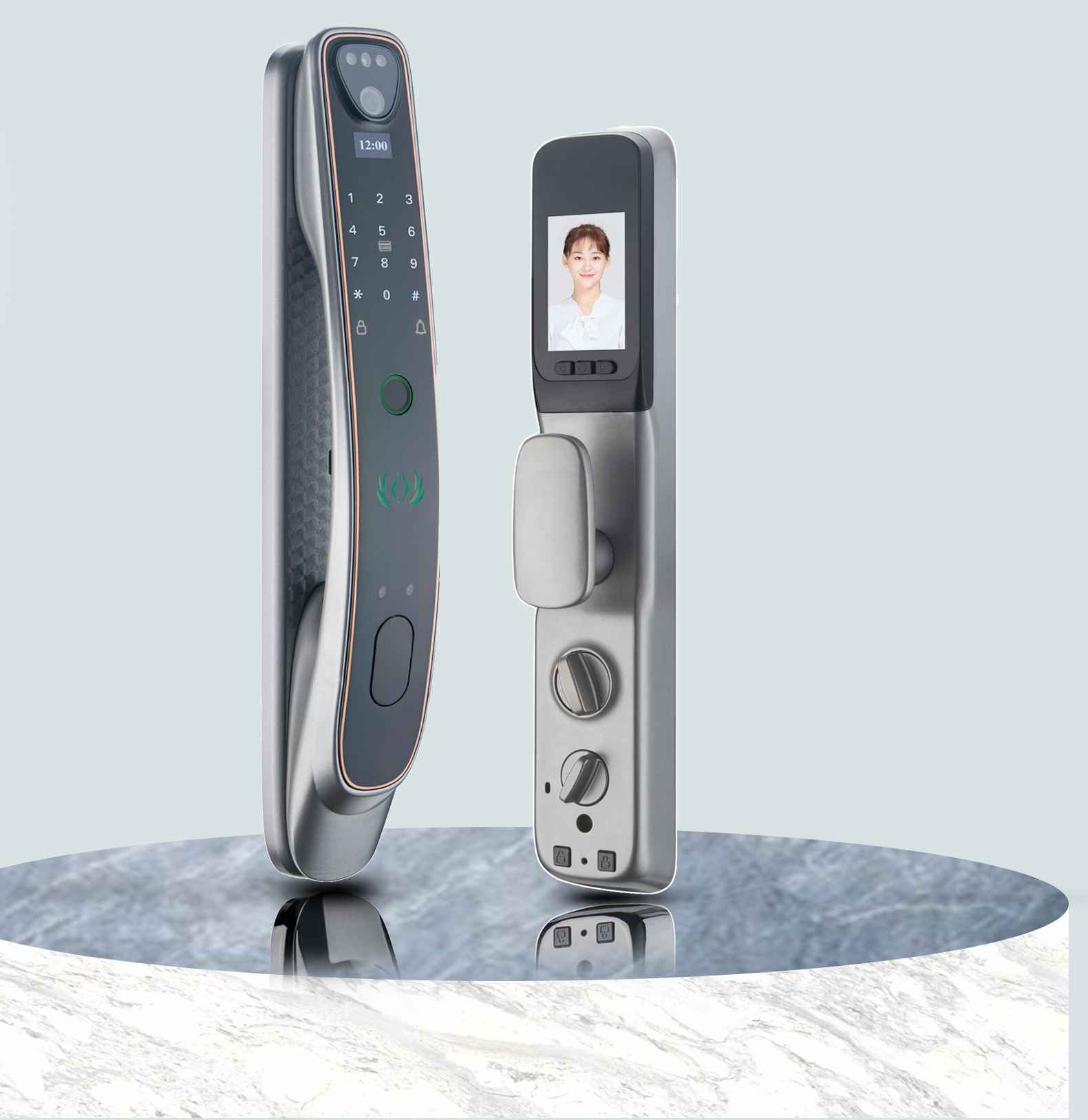 Smart Home Security: Tuya Smart Lock with Face Recognition & Built-in Camera