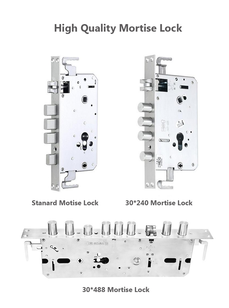 Double Sided Smart Lock with Fingerprint and Keypad