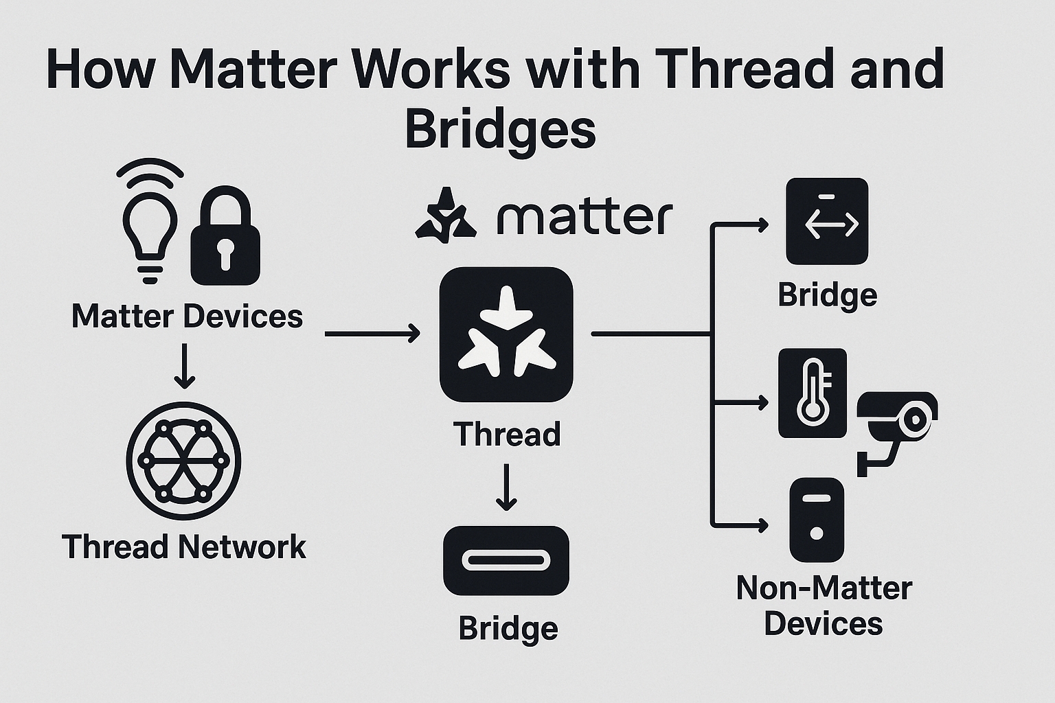 How matter works with third bridges