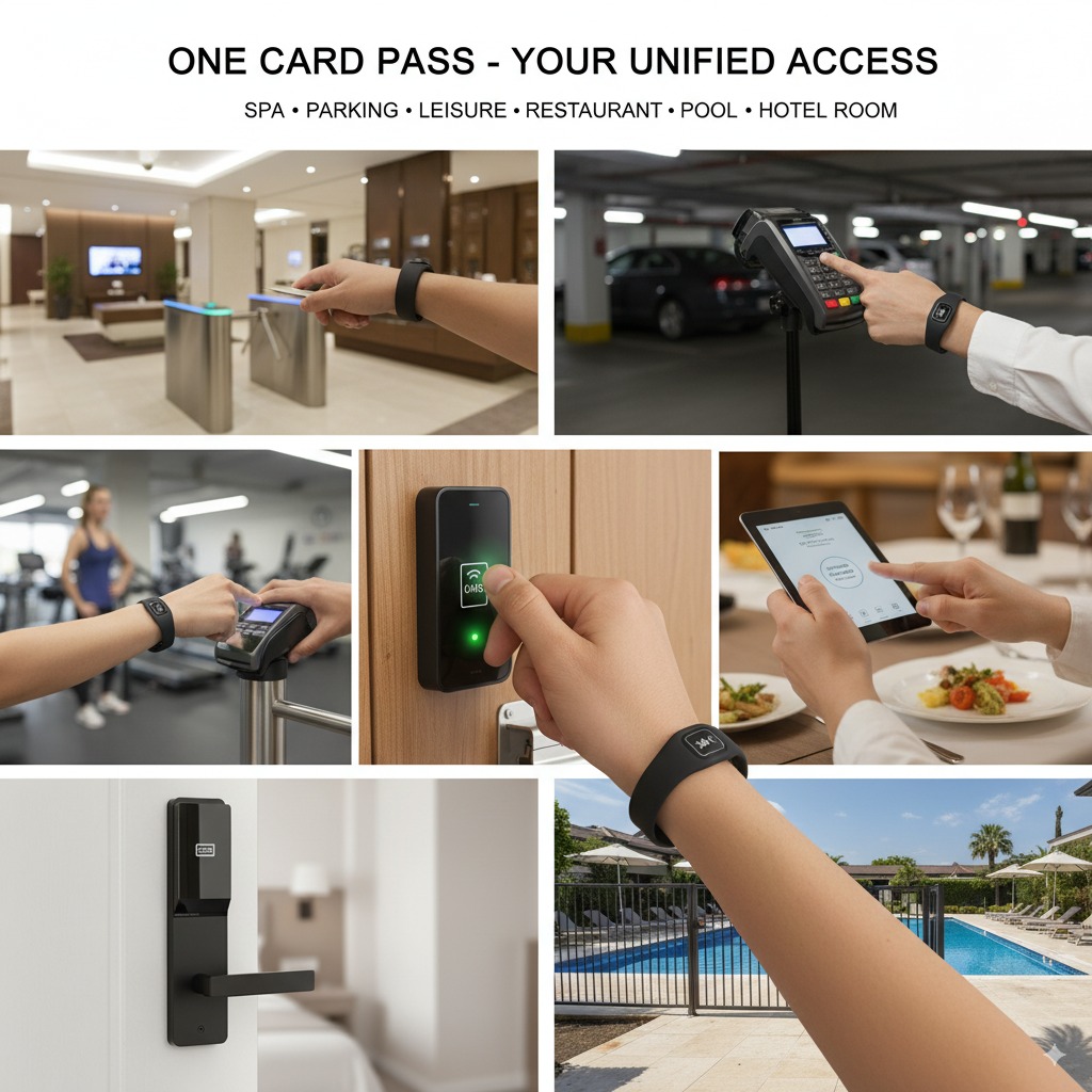 one card pass rfid cabinet lock for hotel and spa