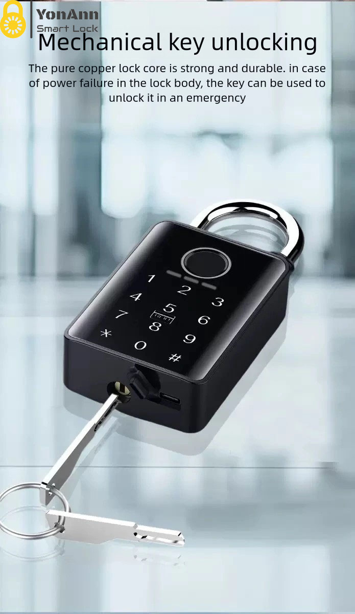 High-Security Tuya Smart Weatherproof Lock Tuya Waterproof Padlock