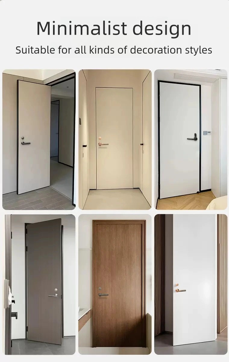 Cerradura de puerta inteligente con huella dactilar dividida para hotel