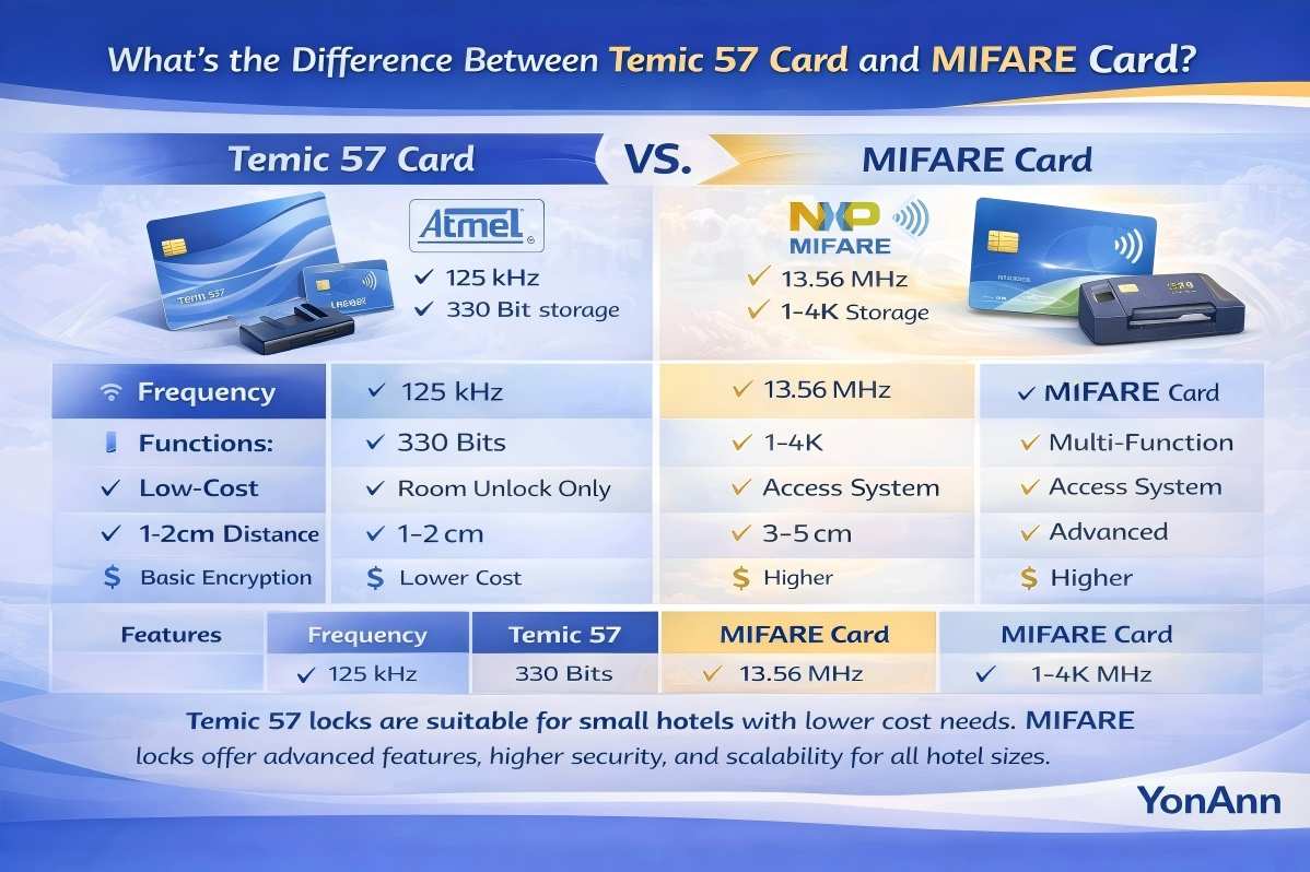What’s the Difference Between Temic 57 Card and MIFARE Card