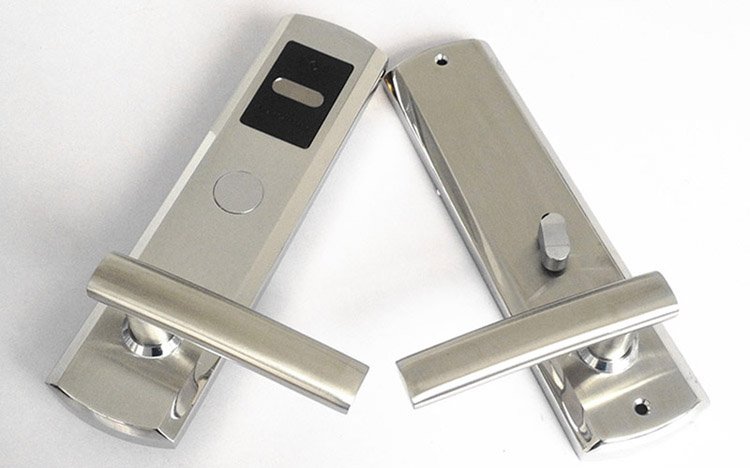 304 Stainless Steel Hotel Door Lock System Suppliers B008S Front and Back Panel