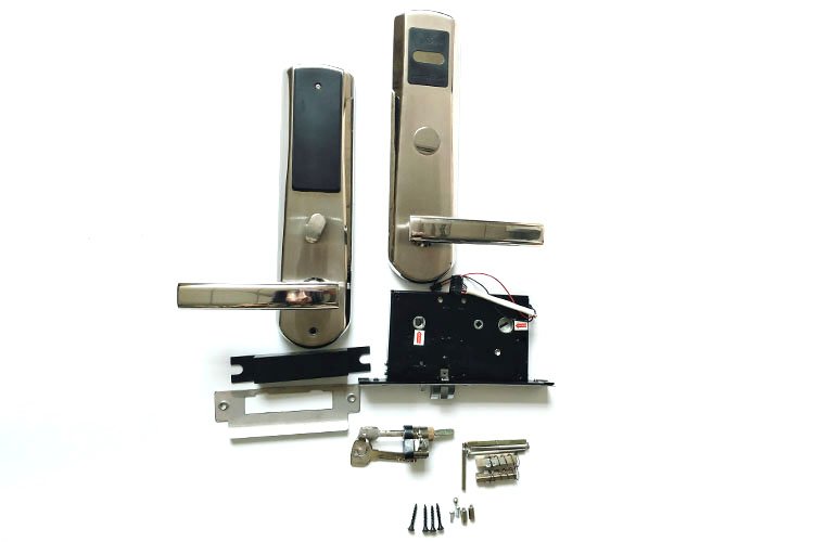 304 Stainless Steel Hotel Door Lock System Suppliers B009S Complete Set