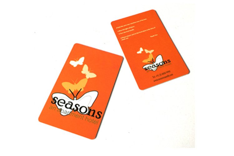 Custom Made Temic Card Seasons Hotel