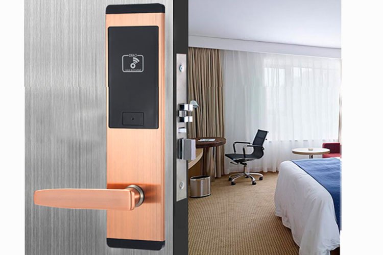 New Model Hot Sale Hotel Key Card System With Free Software B024R Install On Door