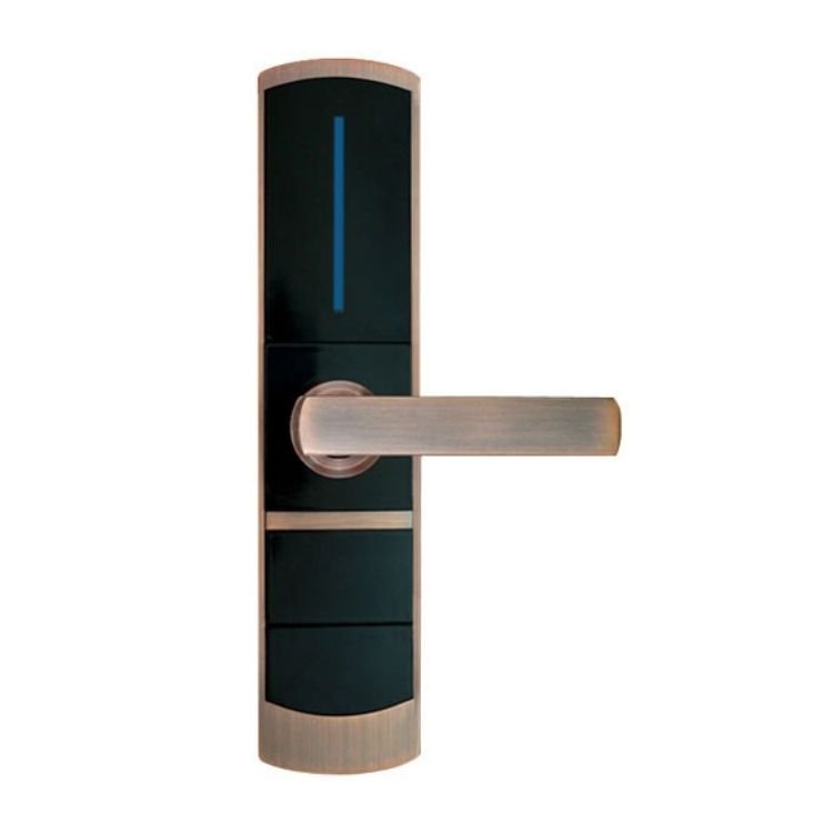 125Khz13.56 Mhz Hotel Door Lock System Suppliers Red Bronze