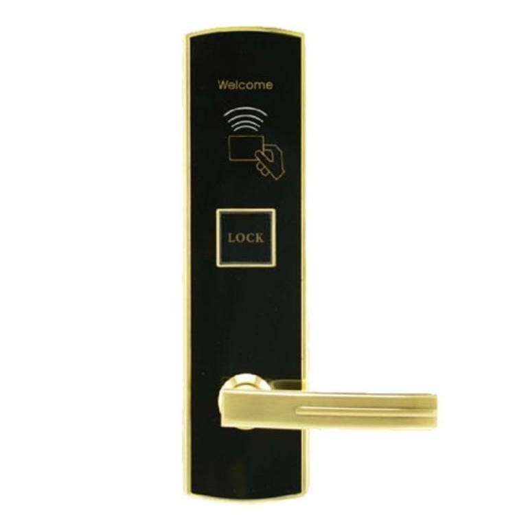 For OfficeHotel RFID Hotel Door Lock System With Card Encoder Gold