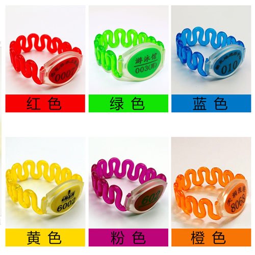 Waterproof and Dustproof RFID Wrsitband Key Colors List