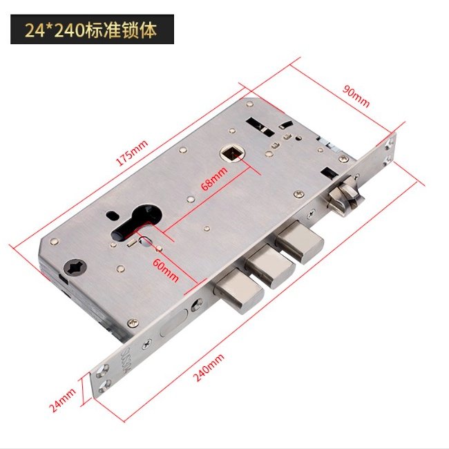 Common Size Mortise Lock