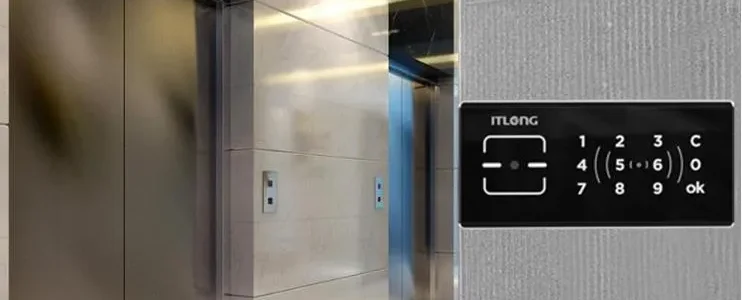 Smart door lock elevator control