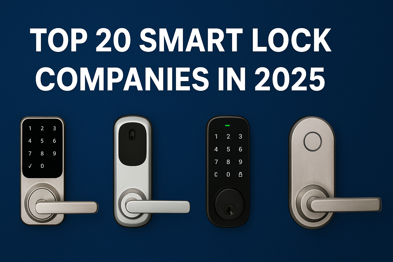 TOP 20 smart lock companies in 2025