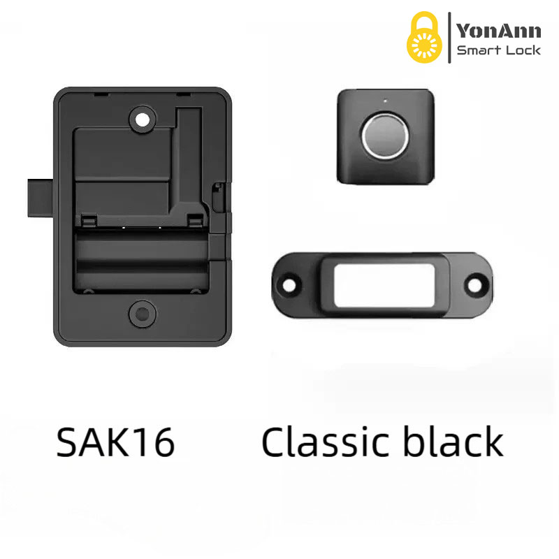 Cerradura inteligente para armarios con aplicación Tuya | Huella dactilar + Bluetooth + RFID