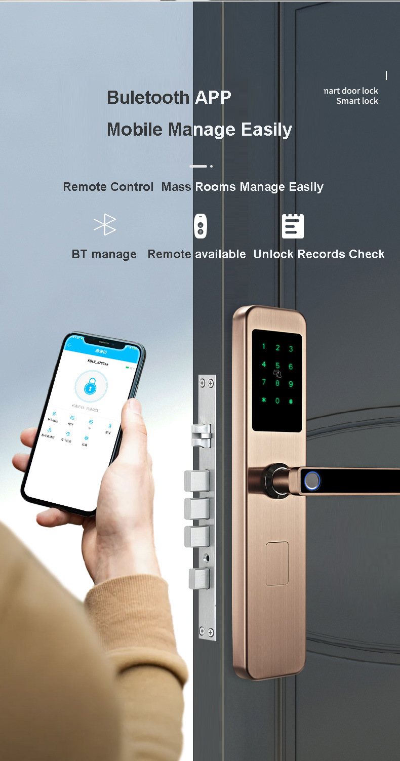 Digital smart lock for hotels