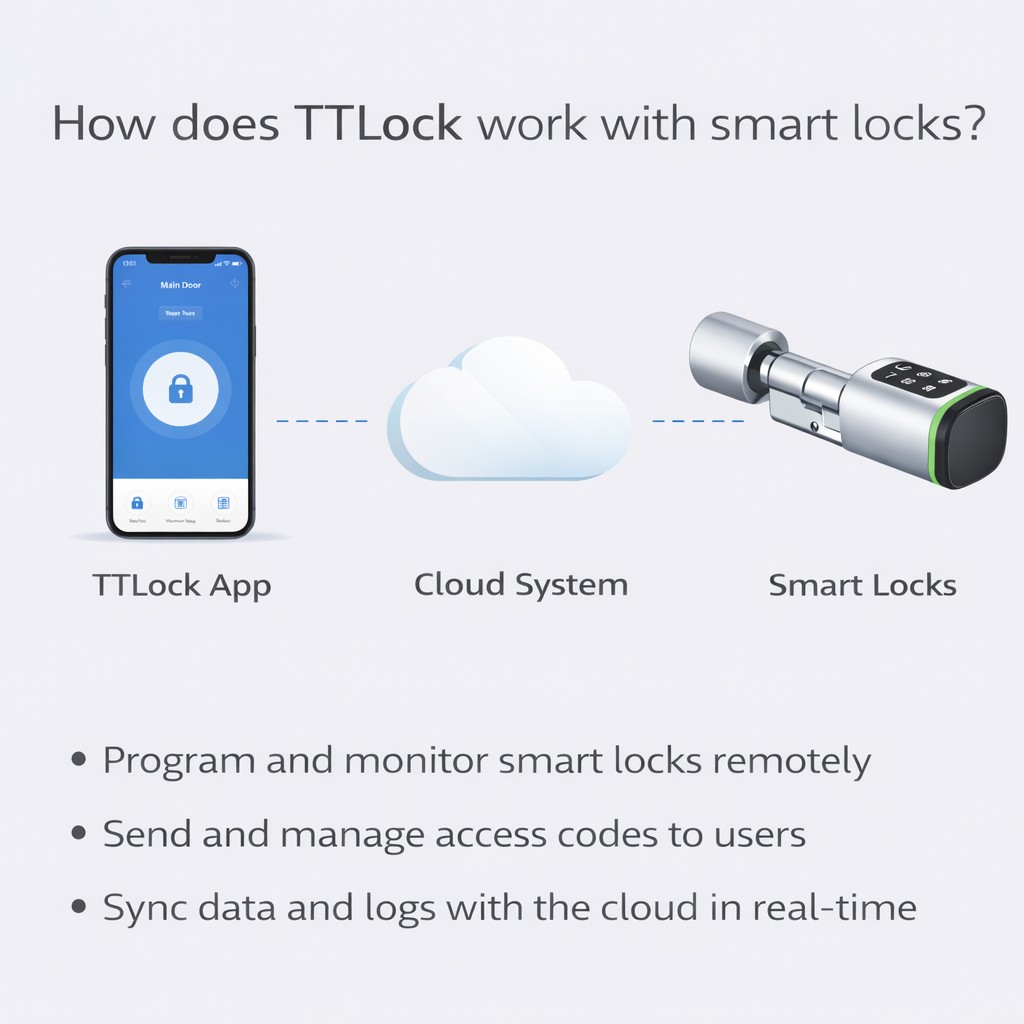 ¿Cómo funciona TTLock con cerraduras inteligentes?
