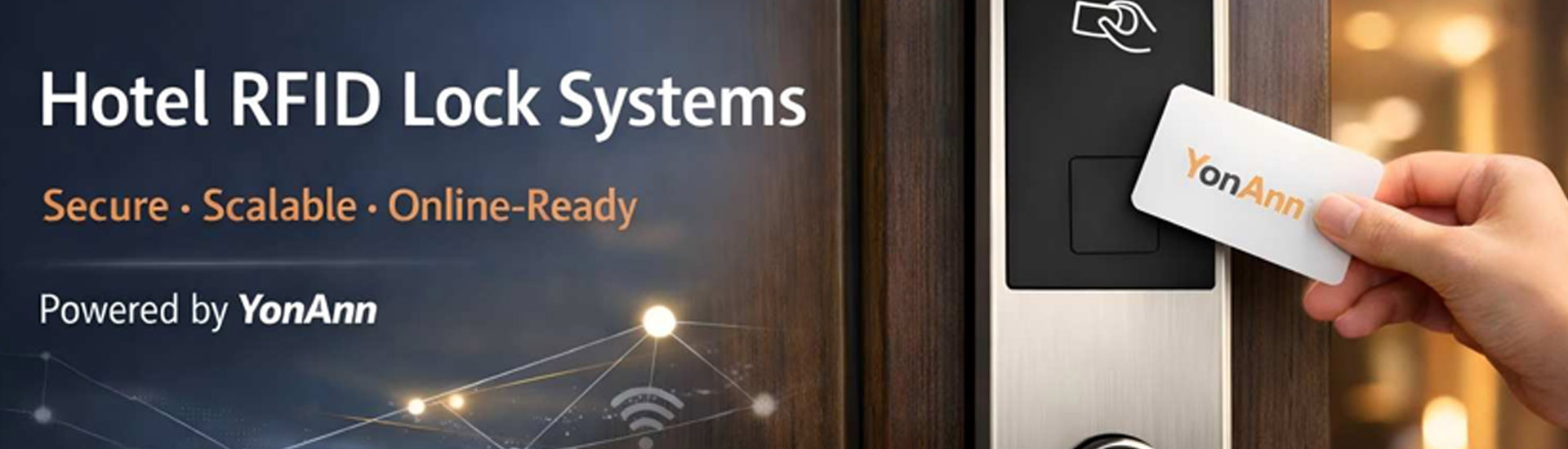 Modern hotel RFID lock system