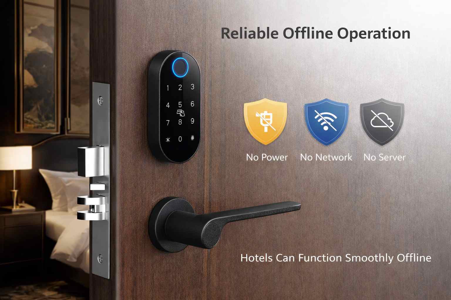 Reliable offline door lock solution