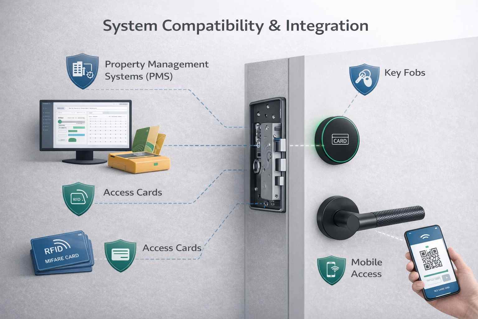hotel door lock system integration
