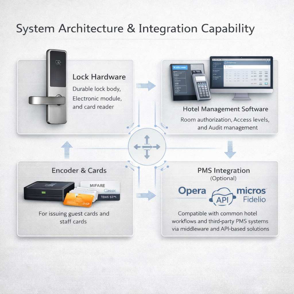 RFID hotel lock system architecture