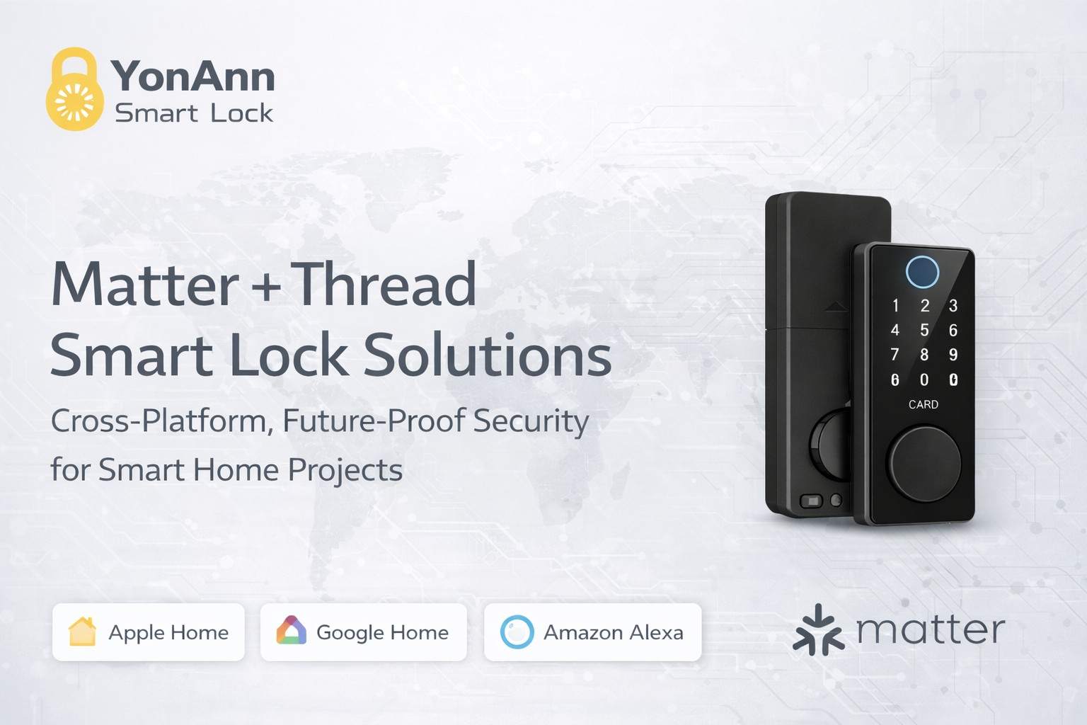 Soluciones de cerraduras inteligentes para hogares modernos