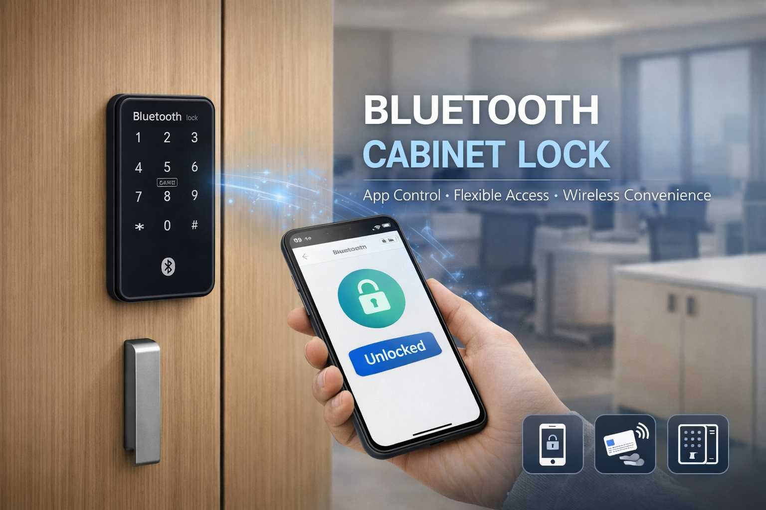 Cerradura de armario Bluetooth