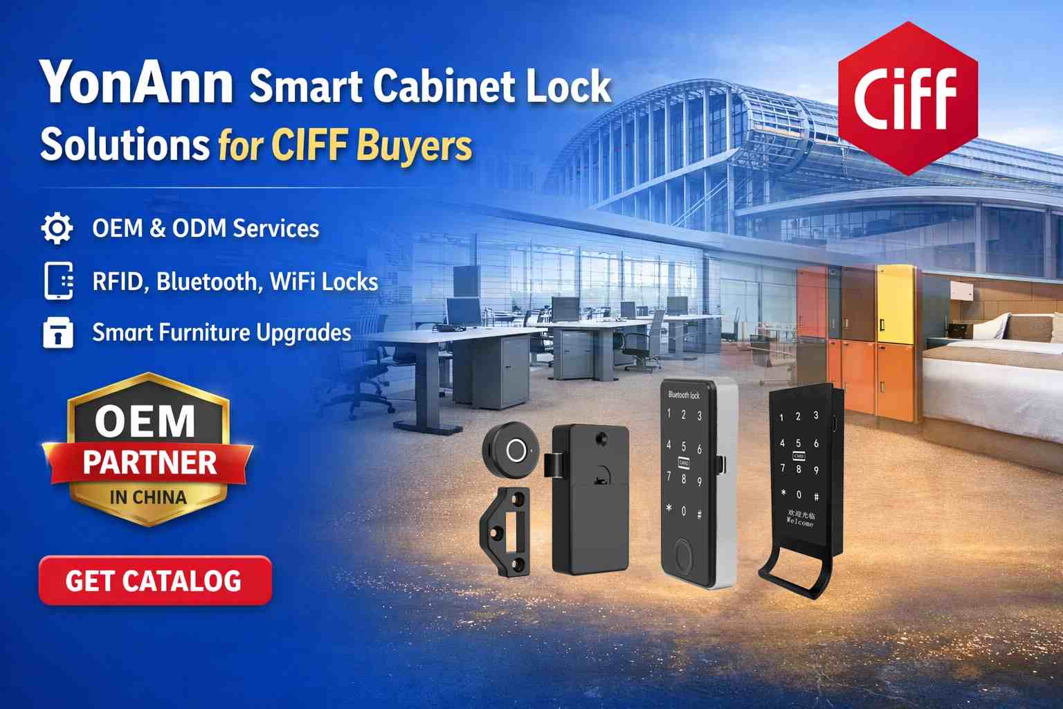 Proveedores de cerraduras inteligentes para armarios