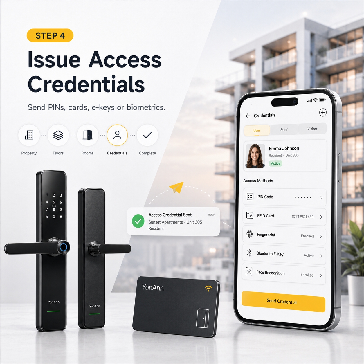 step 4 Issue Access Credentials